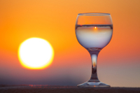 sun in glass of water 200px wide